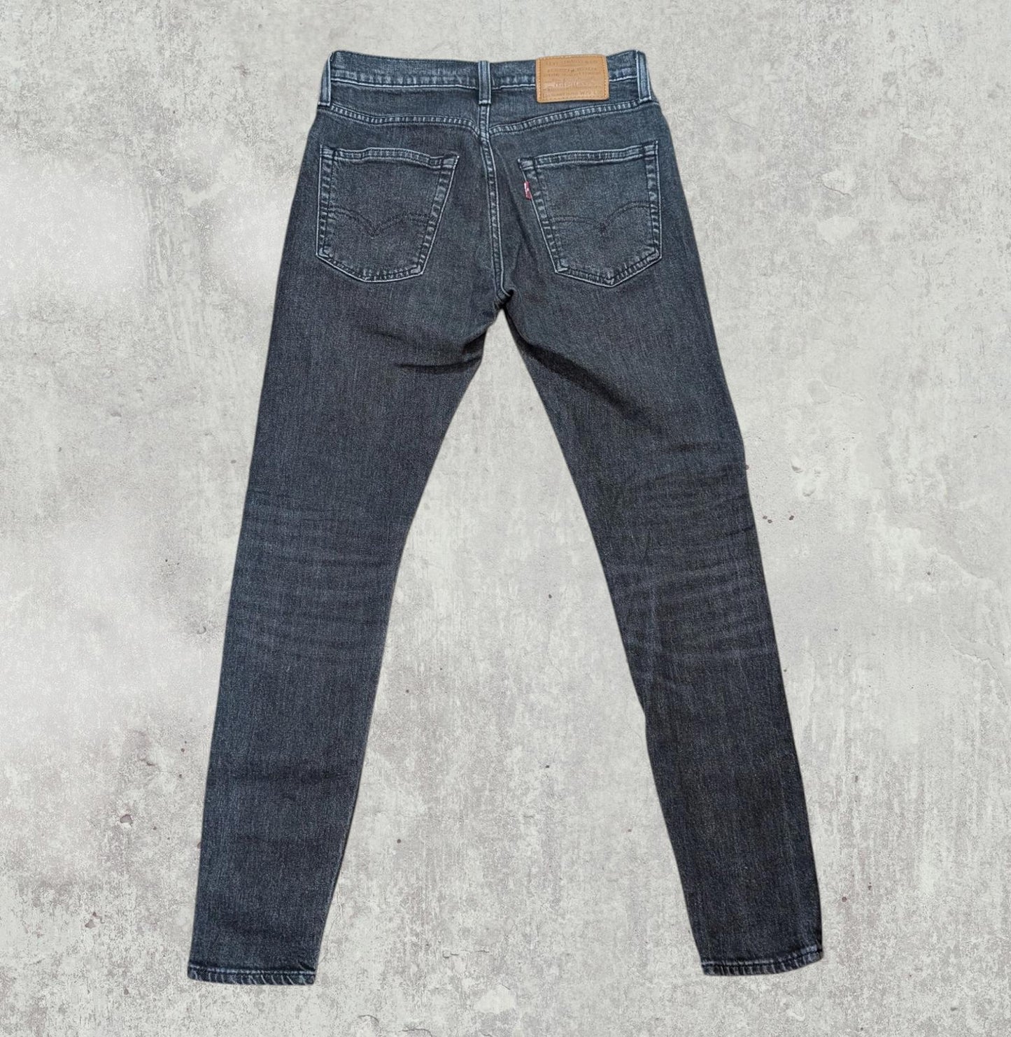 Levi's Men's Skinny Taper Jeans - Grey - Size 29W 30L