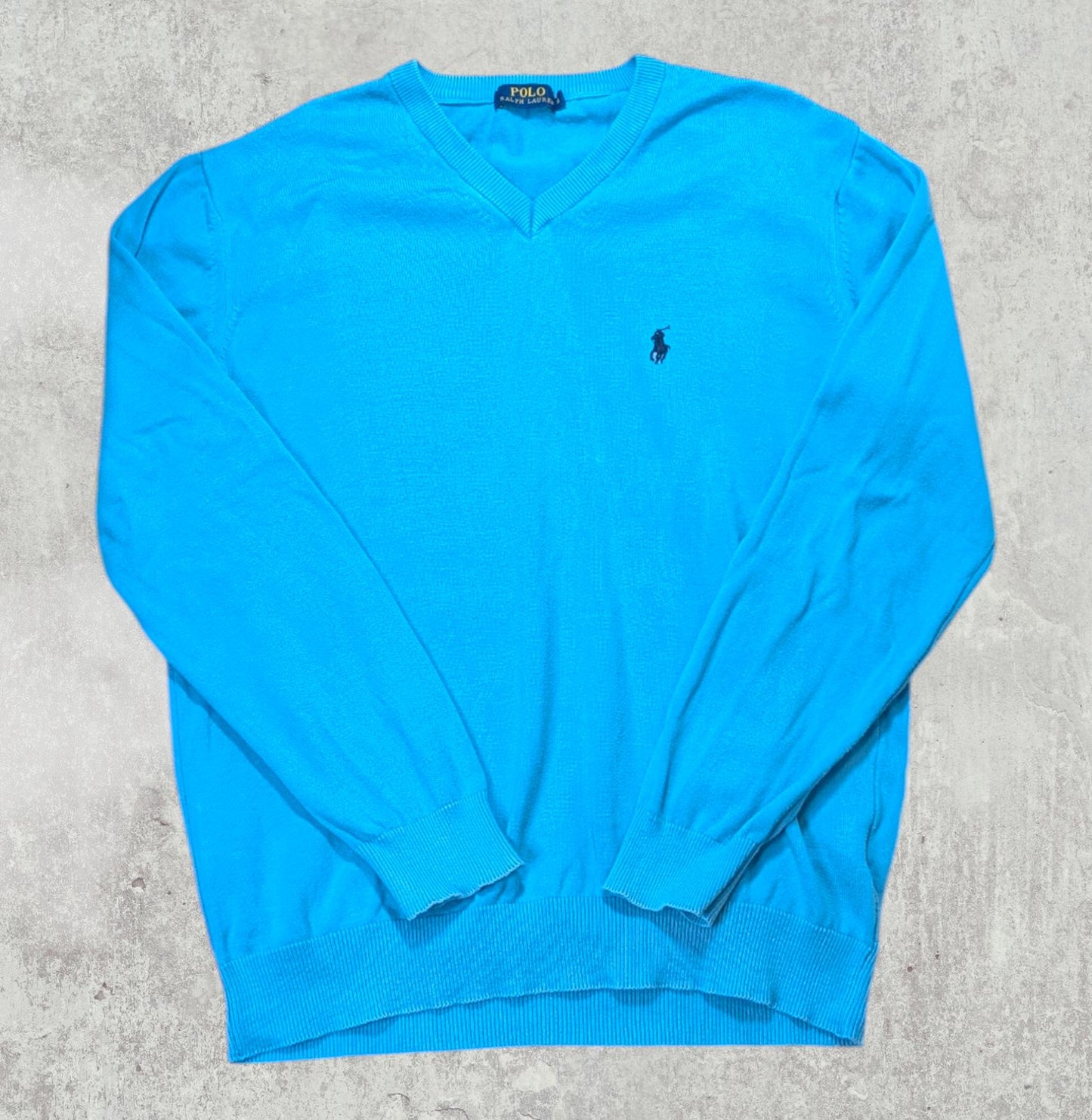 Ralph Lauren Men's Sweatshirt Jumper - Blue - Size Medium