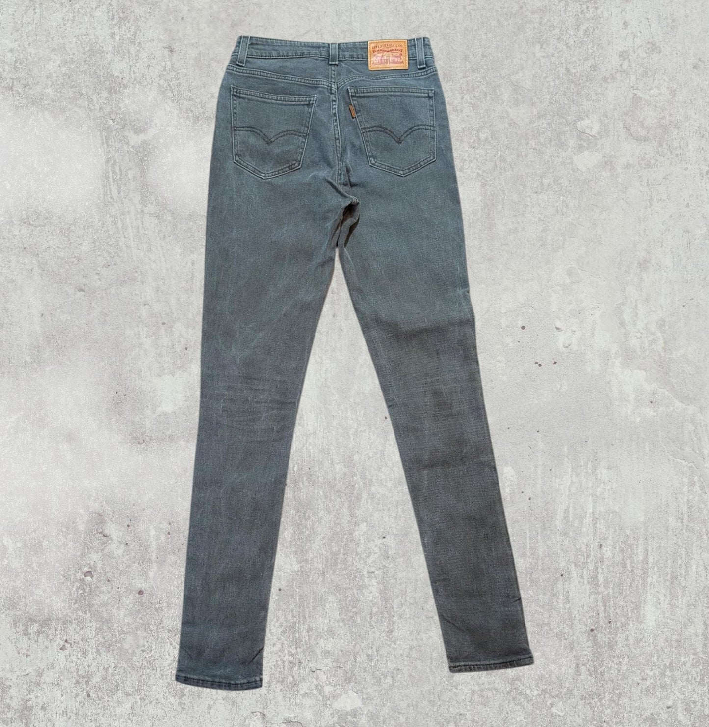 Levi's Women's Vintage High Rise Skinny Jeans - Grey - Size 26W 32L