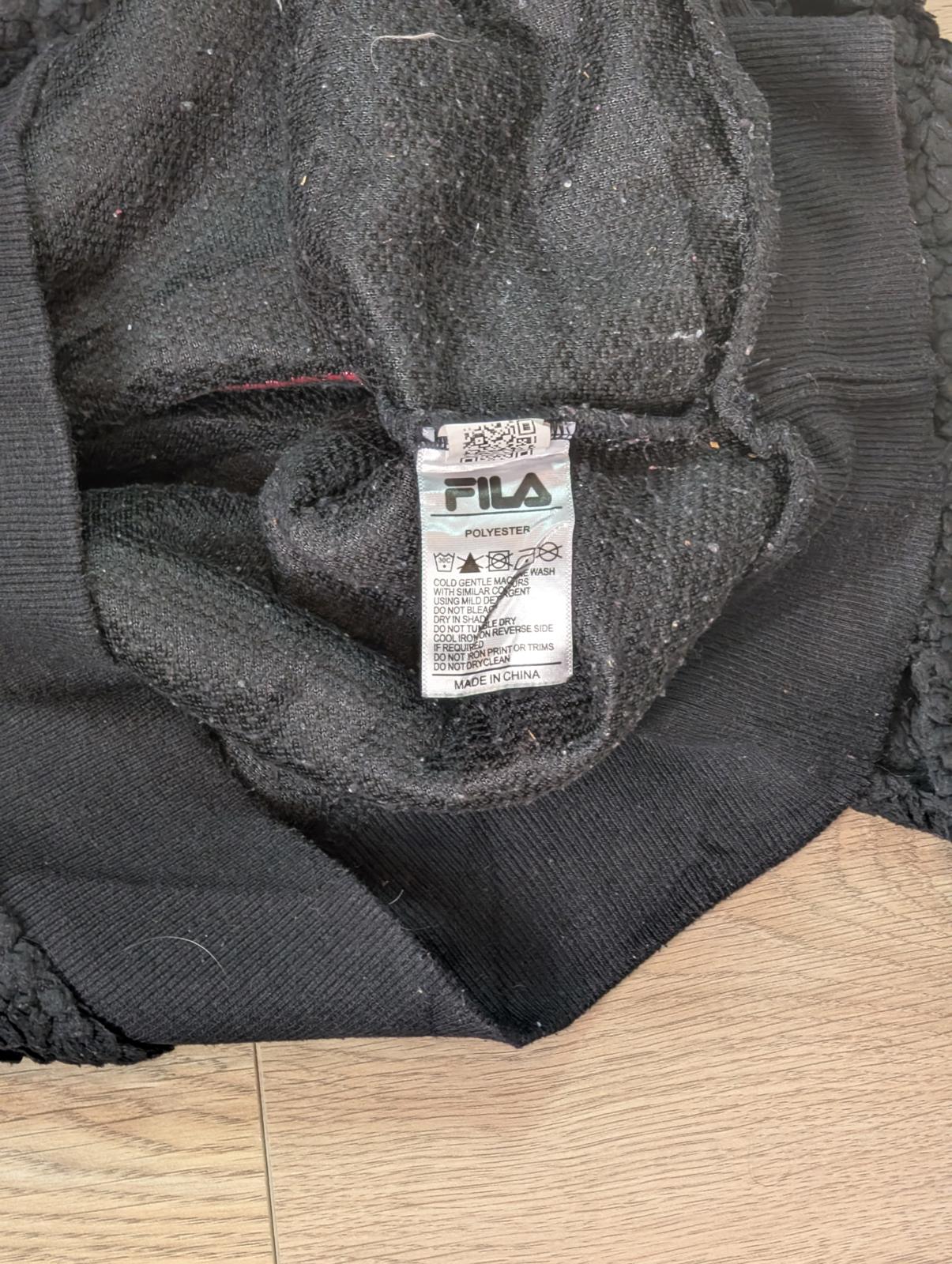 Fila Women's Fleece Hoodie Jumper - Black - Size 14