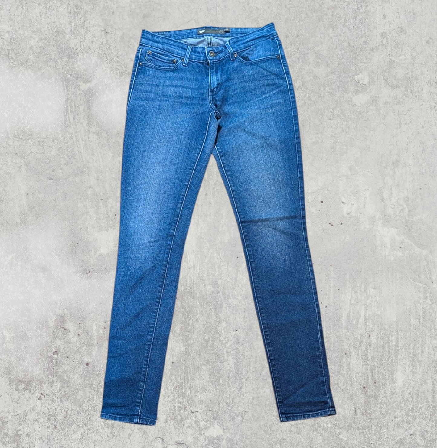 Levi's Women's Demi Curve Modern Rise Skinny Jeans - Blue - Size 27W 34L