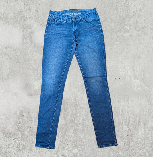 Levi's Women's Demi Curve Modern Rise Skinny Jeans - Blue - Size 27W 34L