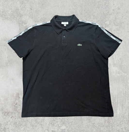 Lacoste Men's Regular Fit Polo T Shirt - Black - Size 7 / XXL