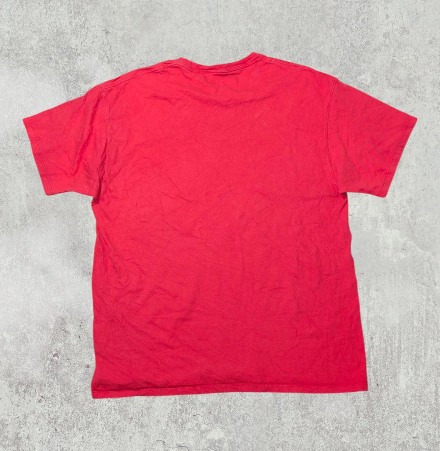 Champion Men's T Shirt - Red - Size Large
