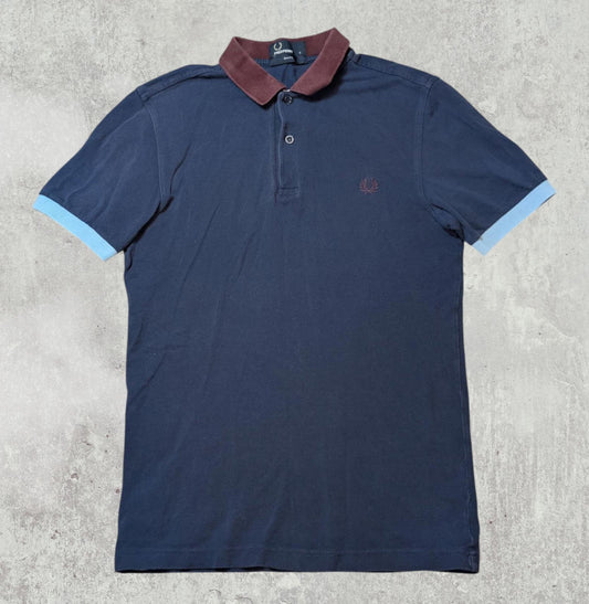 Fred Perry Men's Slim Fit Polo T Shirt - Navy - Size Small