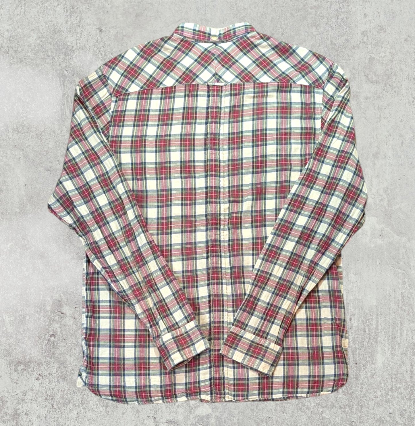 Fred Perry Men's Check Shirt - Red - Size Medium