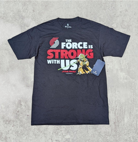 Fanatics Men's Trail Blazers Star Wars T Shirt - Black - Size Small