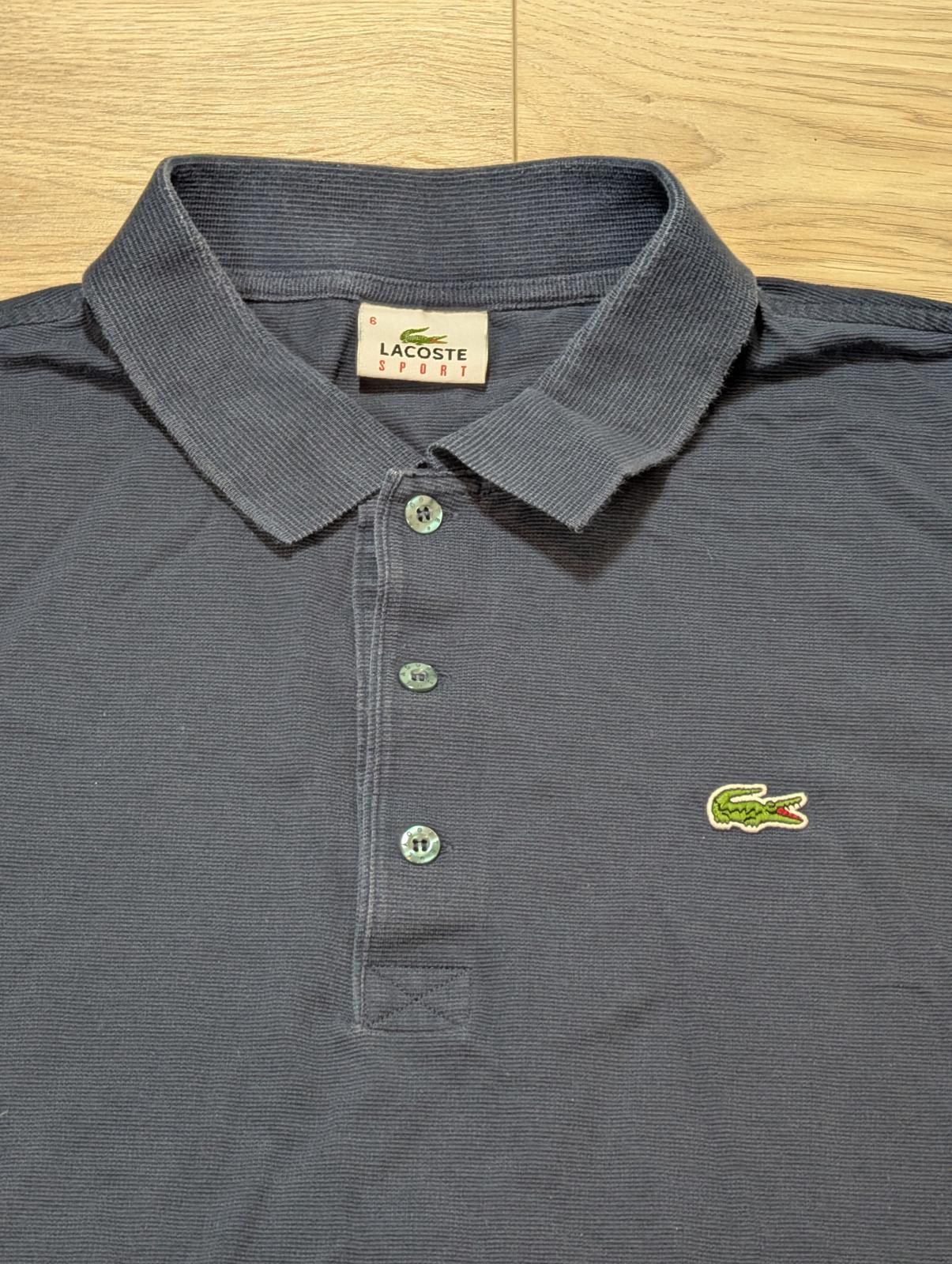 Lacoste Men's Polo T Shirt - Navy - Size 6 / XL