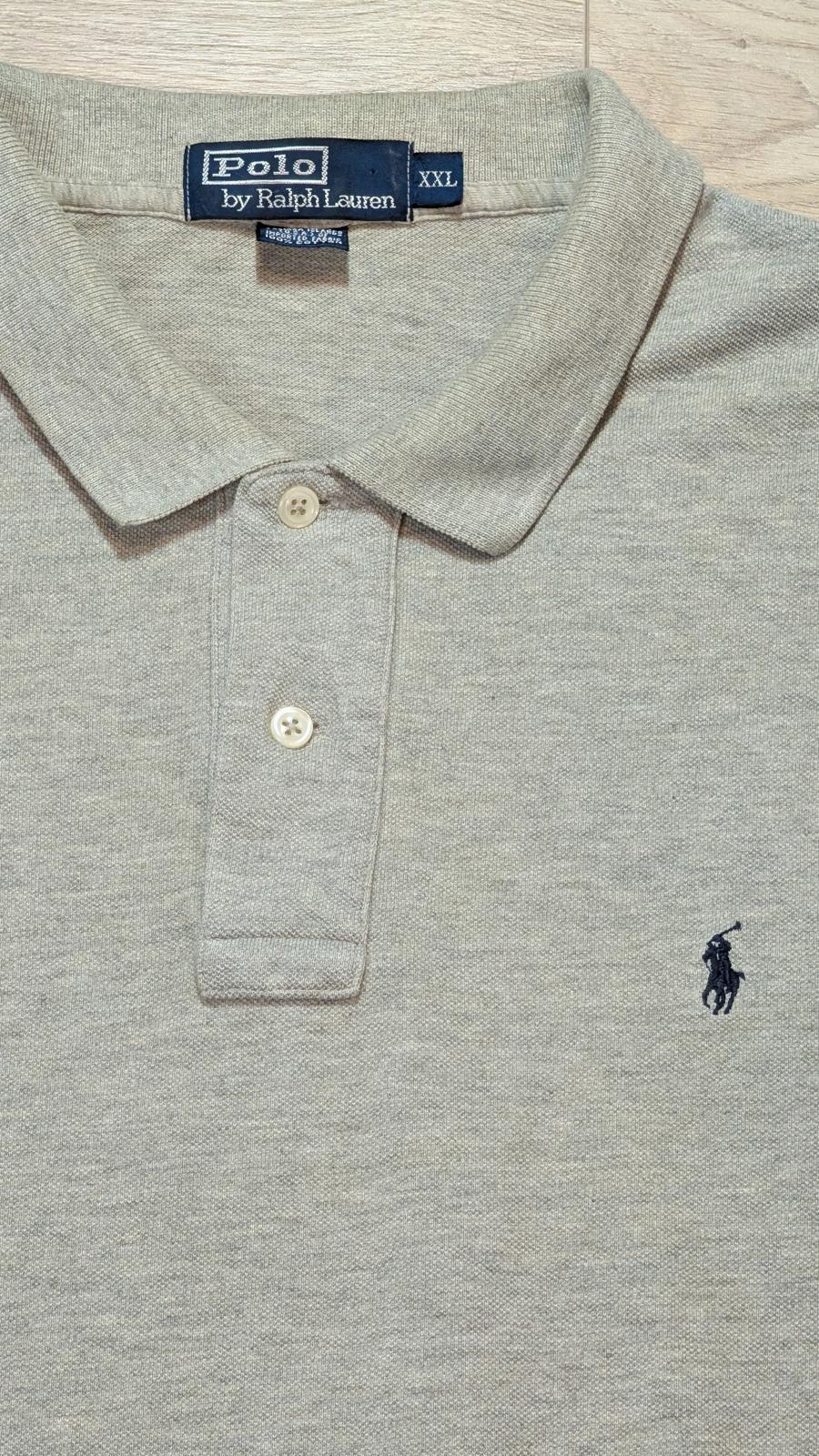 Ralph Lauren Men's Polo T Shirt - Grey - Size XXL
