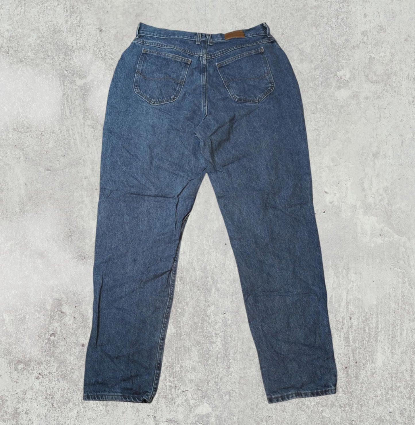 Lee Women's Straight Jeans - Blue - Size 32W 29L