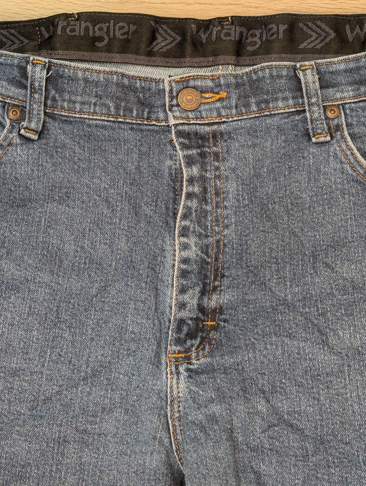 Wrangler Men's Straight Jeans - Blue - Size 38W 27L