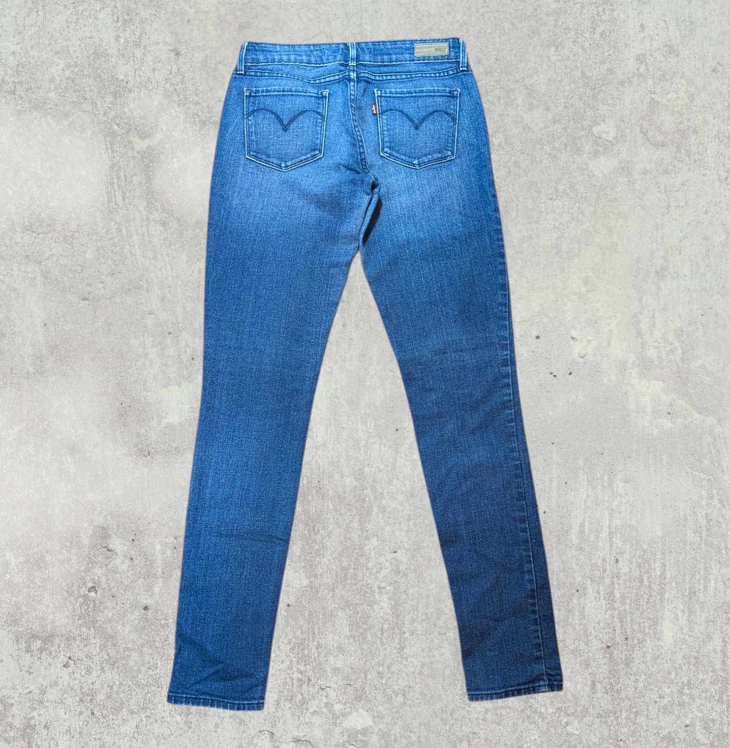 Levi's Women's Demi Curve Modern Rise Skinny Jeans - Blue - Size 27W 34L