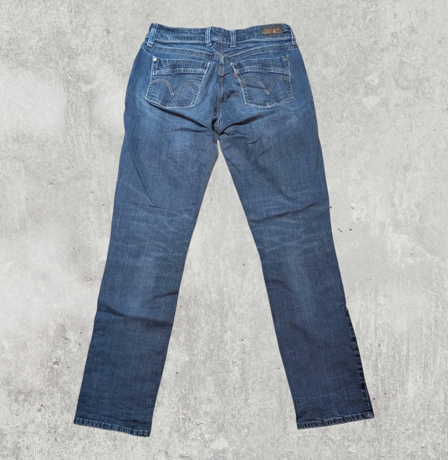 Levi's Women's 529 Y2K Curvy Skinny Jeans - Blue - Size 29W 32L