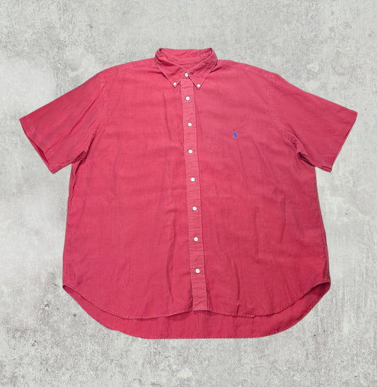 Ralph Lauren Men's Classic Fit Shirt - Red - Size 1XB