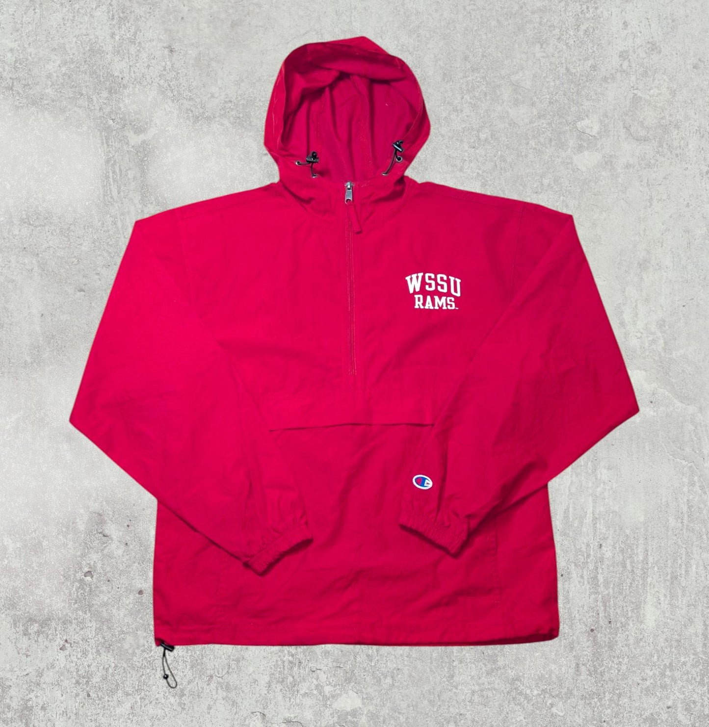 Champion Men's WSSU Rams Jacket - Red - Size Small