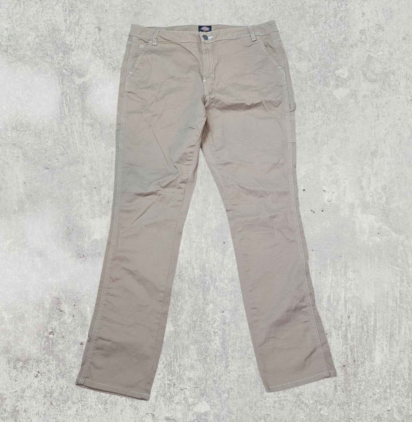 Dickies Men's Cargo Trousers - Tan - Size 32W 32L