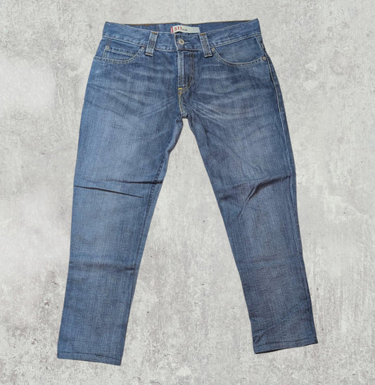 Levi's Men's 511 Slim Jeans - Blue - Size 32W 25L