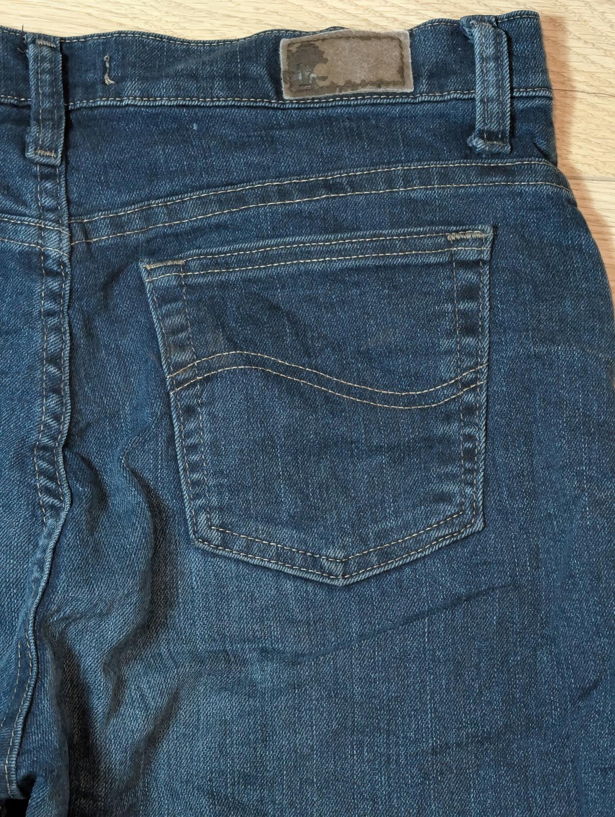Lee Women's Relaxed Straight Jeans - Blue - Size 30W 27L