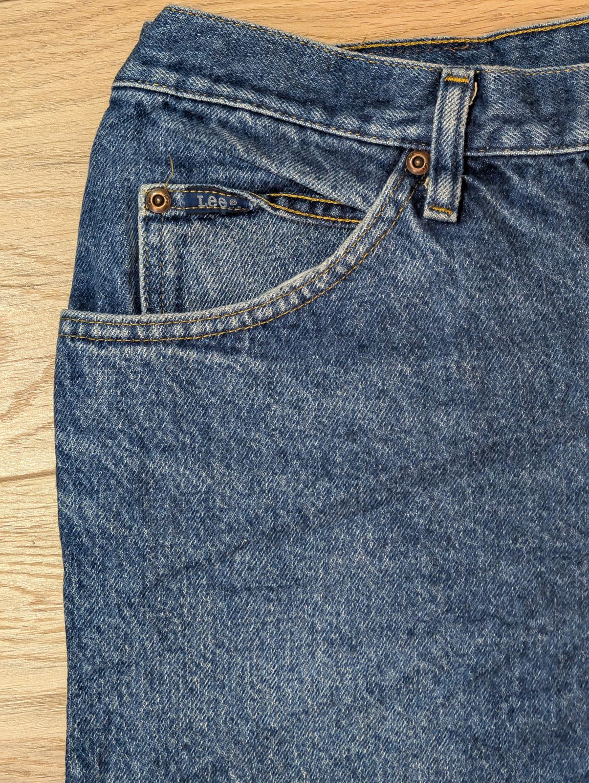 Lee Women's Straight Jeans - Blue - Size 30W 25L