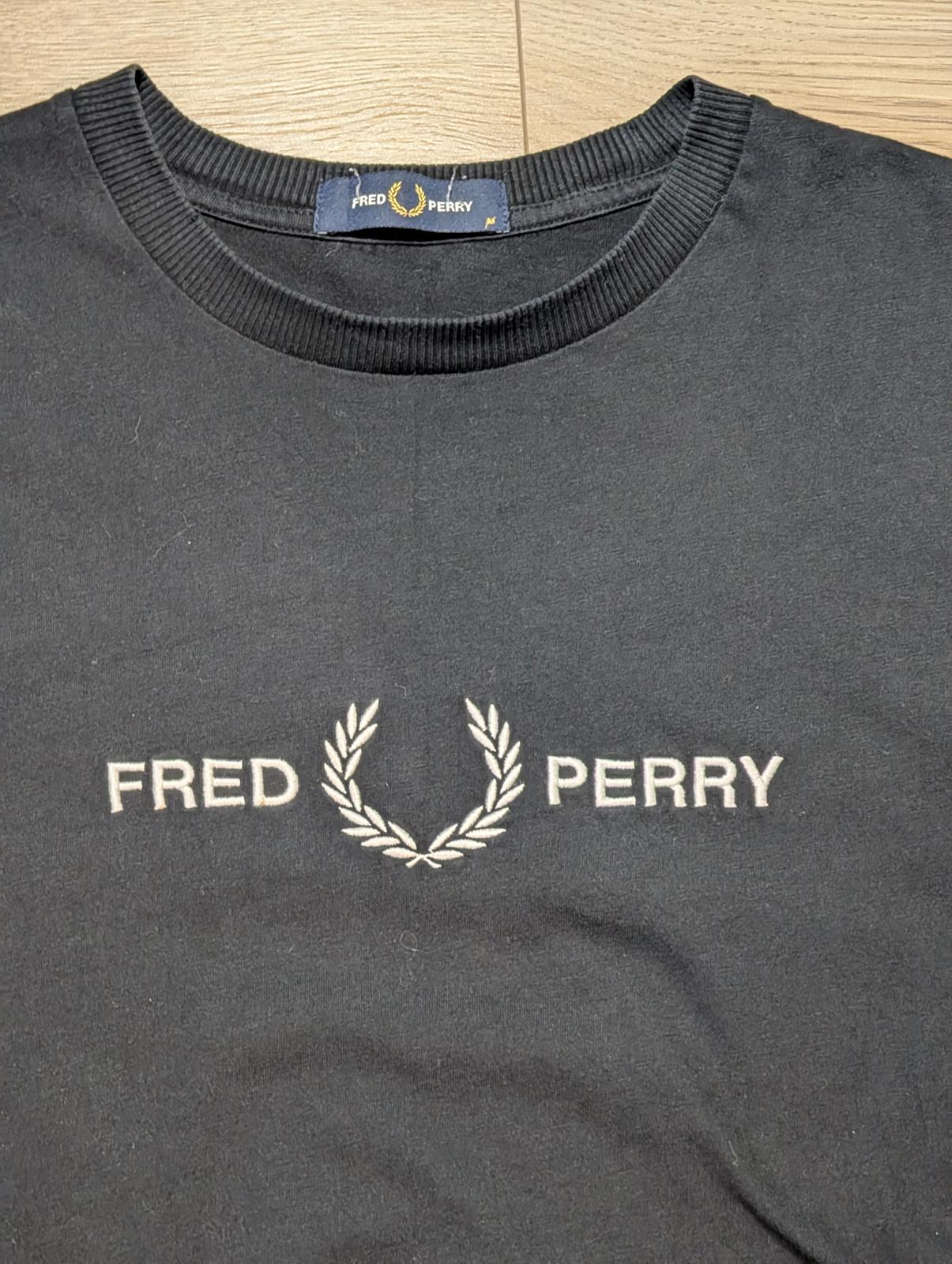 Fred Perry Men's T Shirt - Black - Size Medium