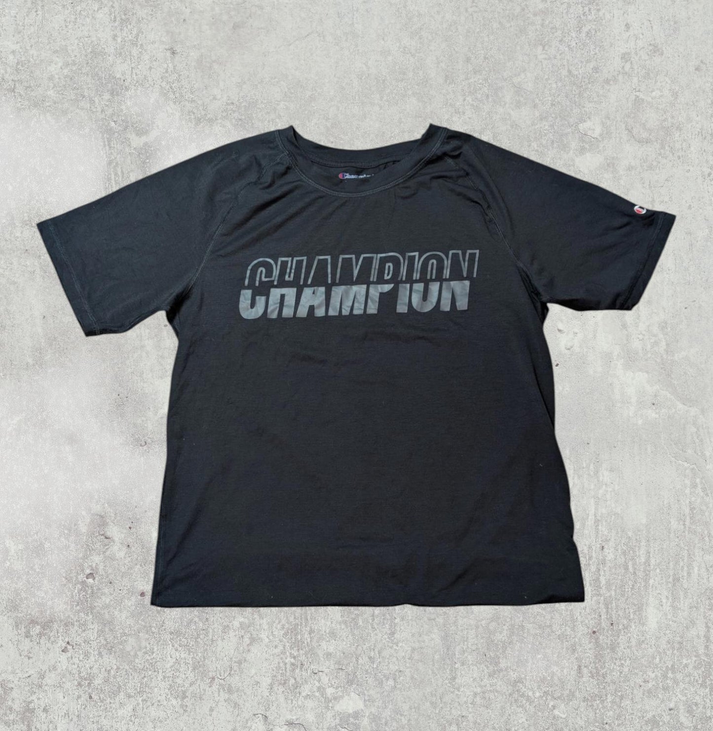 Champion Men's T Shirt - Black - Size Small