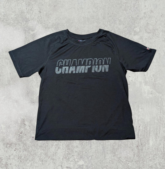 Champion Men's T Shirt - Black - Size Small