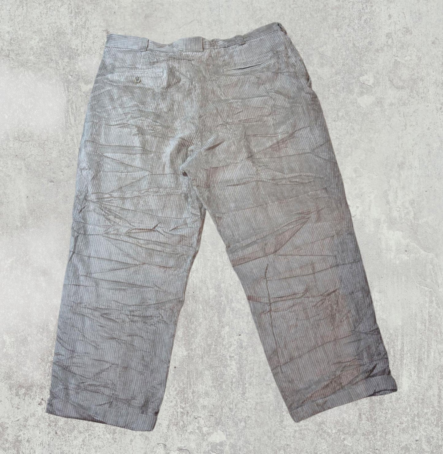 Perry Ellis Men's Corduroy Trousers - Tan - Size 40W 28L