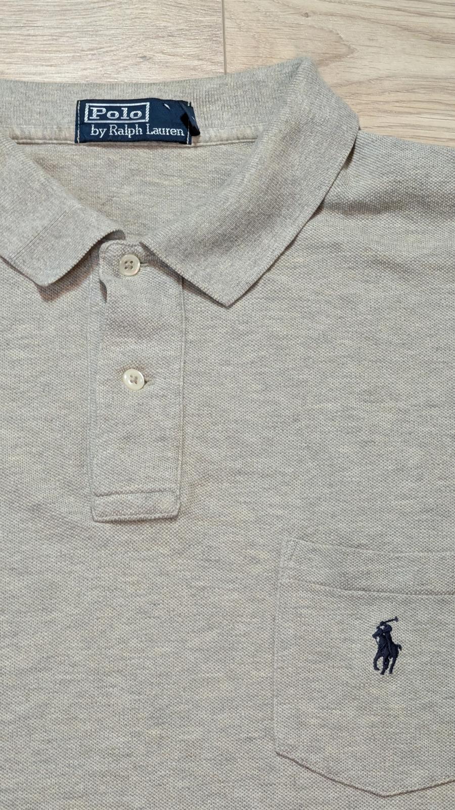 Ralph Lauren Men's Polo T Shirt - Grey - Size XXL