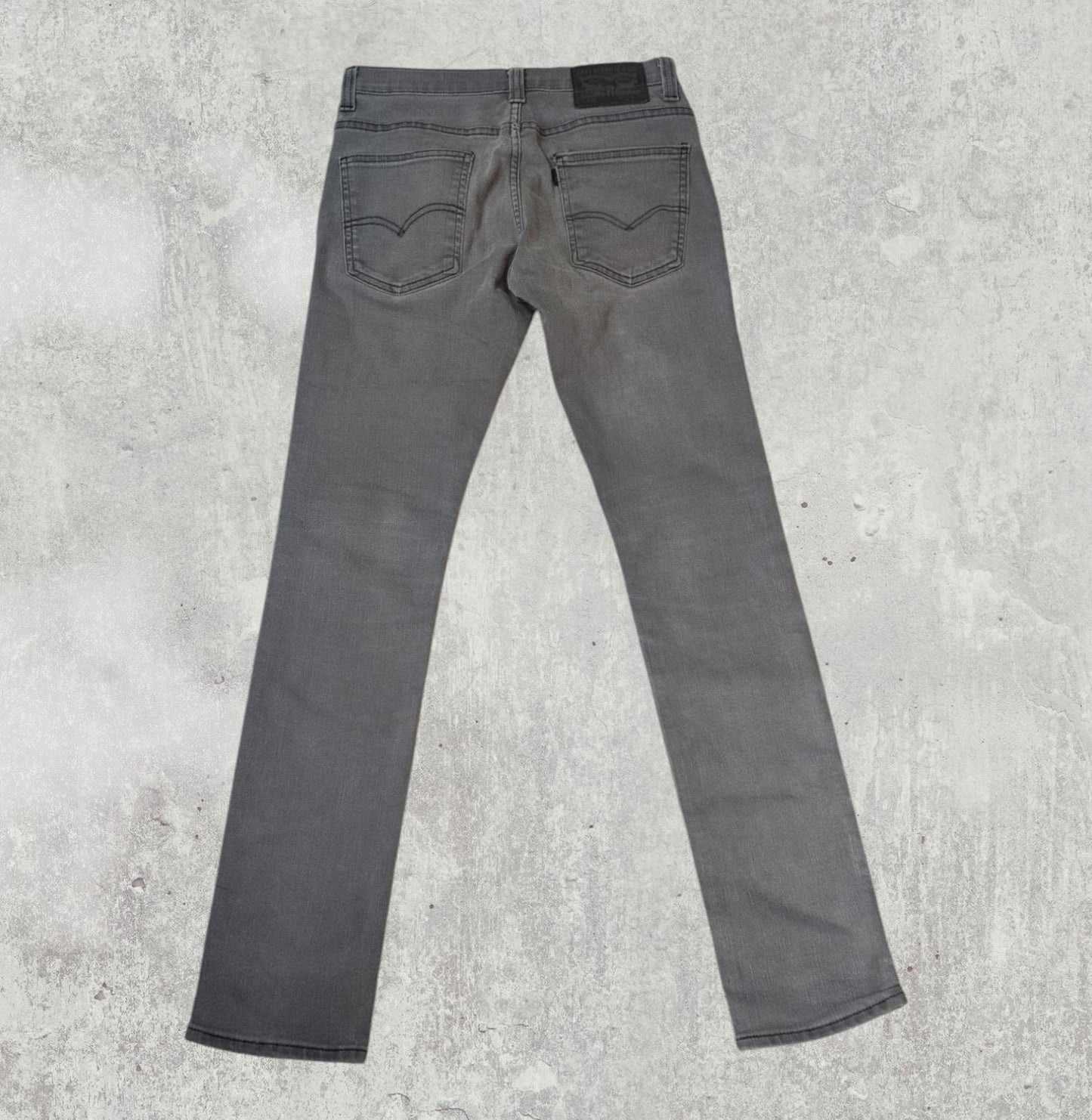 Levi's Men's 510 Skinny Jeans - Grey - Size 28W 30L