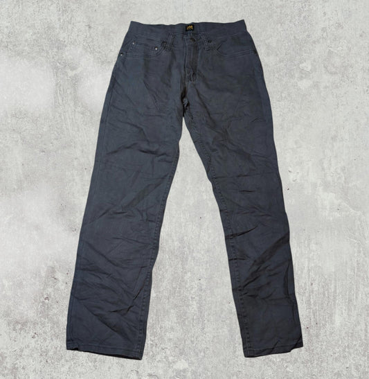 Lee Men's Straight Jeans - Grey - Size 28W 28L
