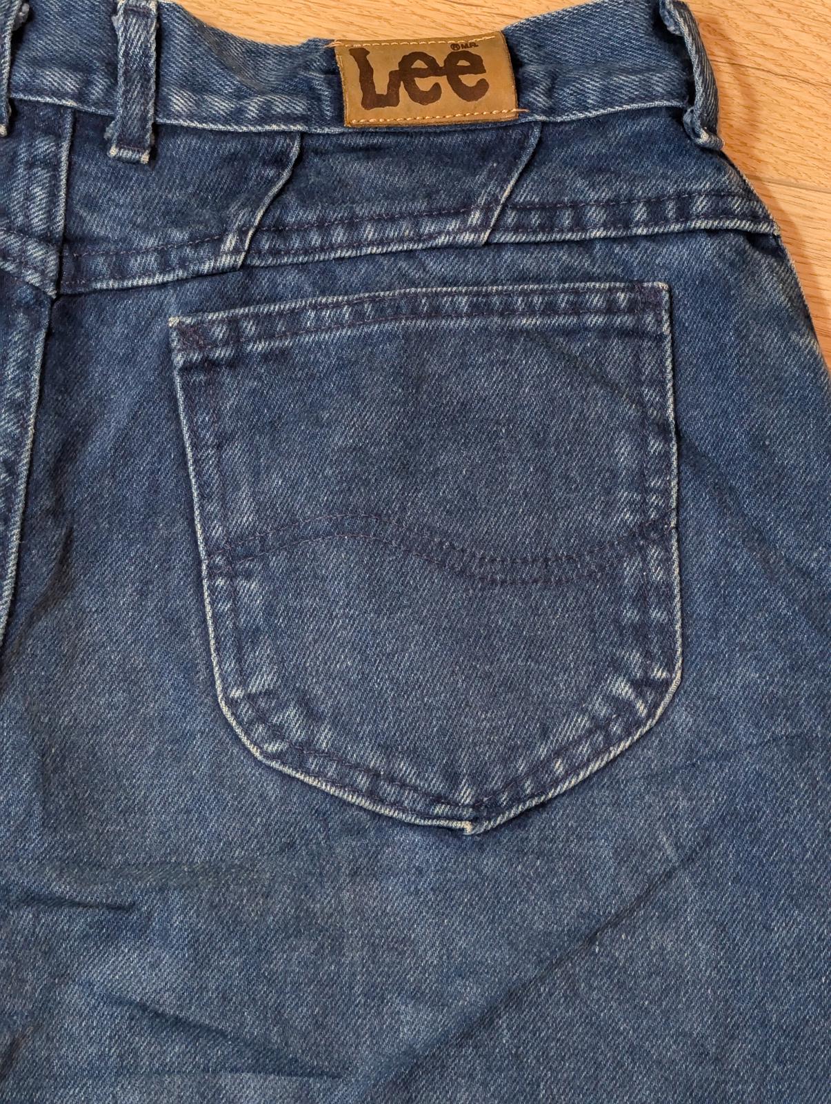 Lee Women's Straight Jeans - Blue - Size 30W 28L