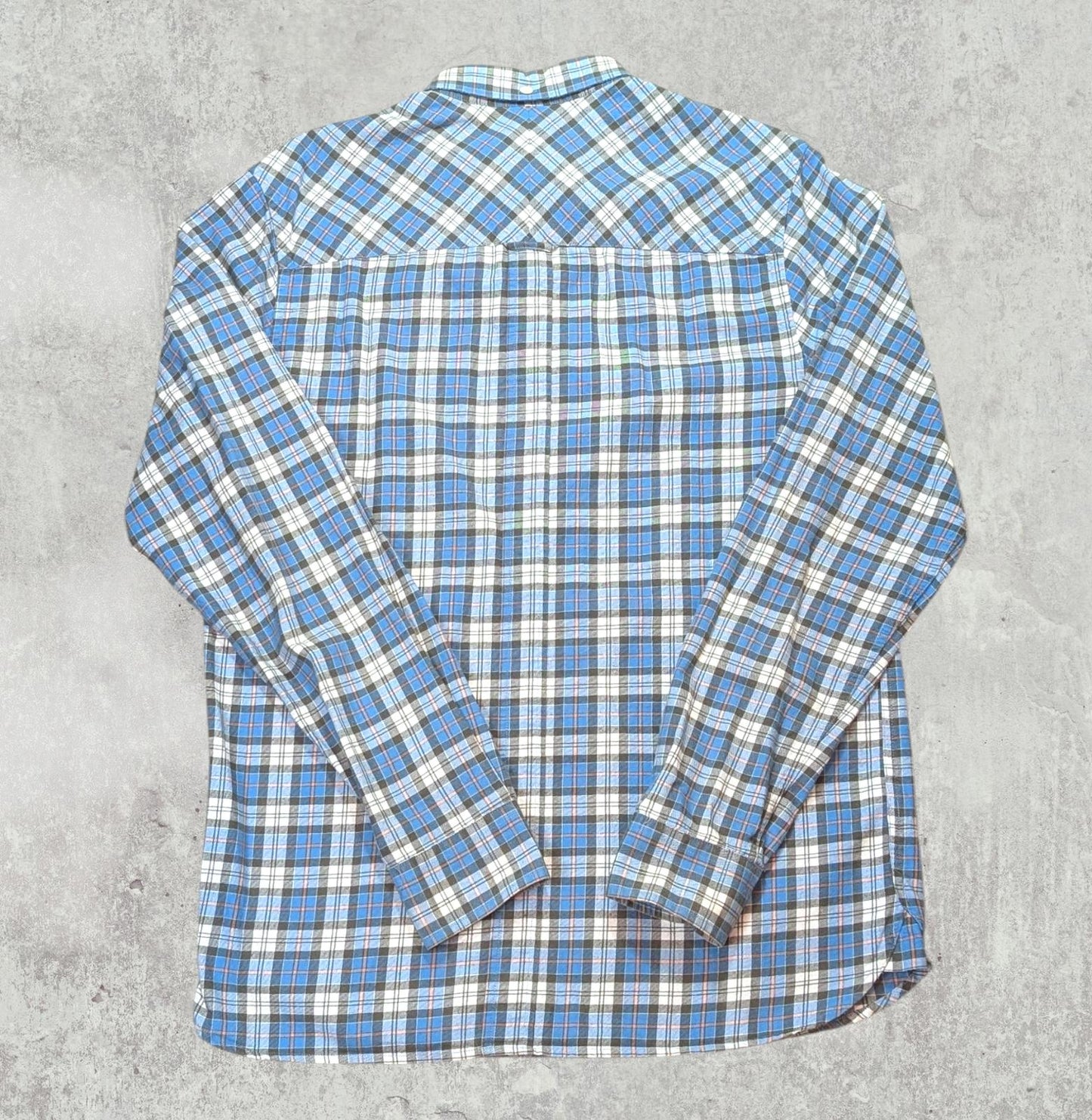 Fred Perry Men's Check Shirt - Blue - Size Small
