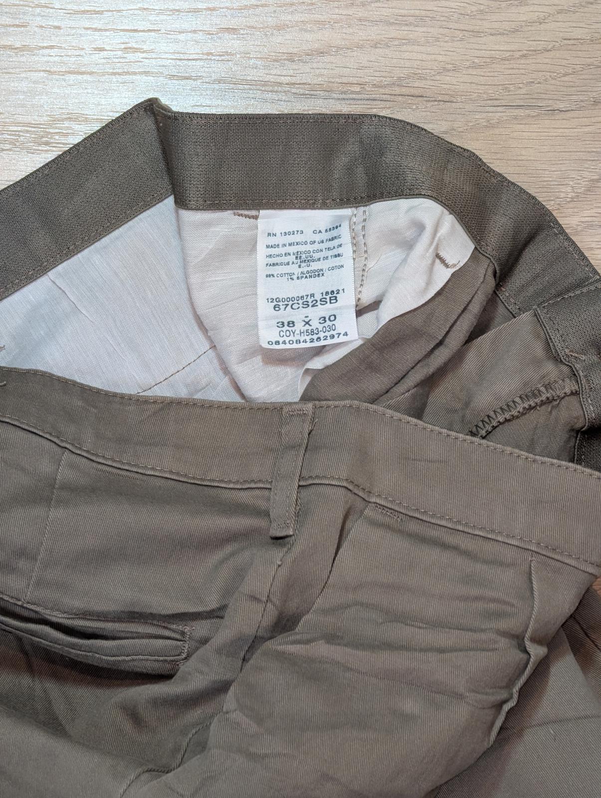 Wrangler Men's Comfort Chino Trousers - Khaki - Size 38W 30L