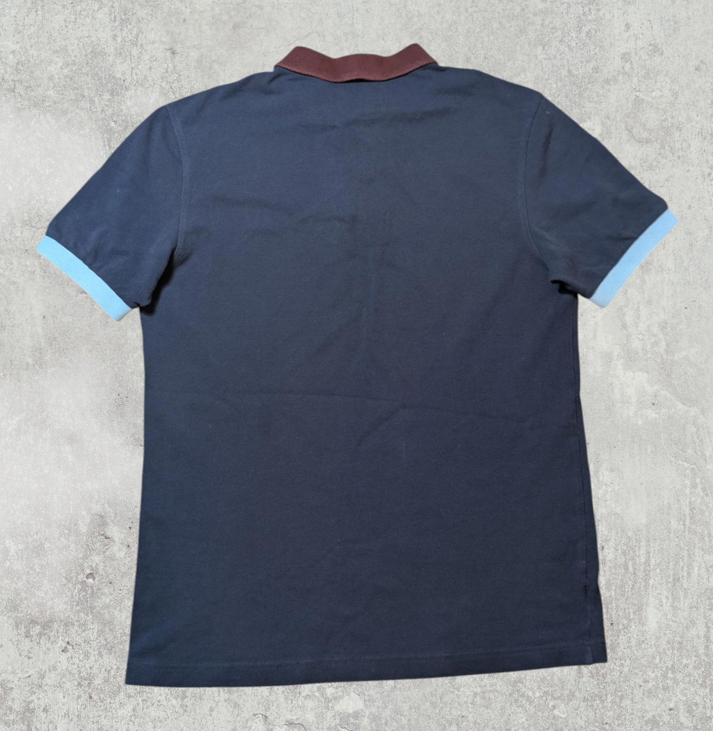 Fred Perry Men's Slim Fit Polo T Shirt - Navy - Size Medium