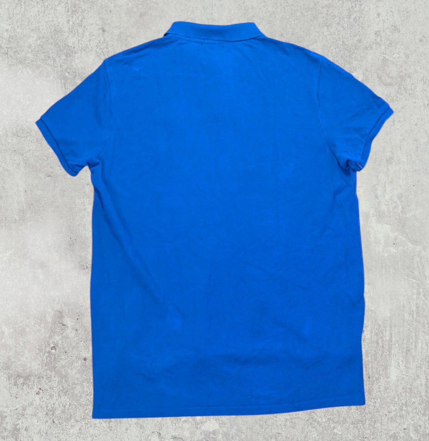 Ralph Lauren Men's Custom Fit Big Pony Polo T Shirt - Blue - Size Large