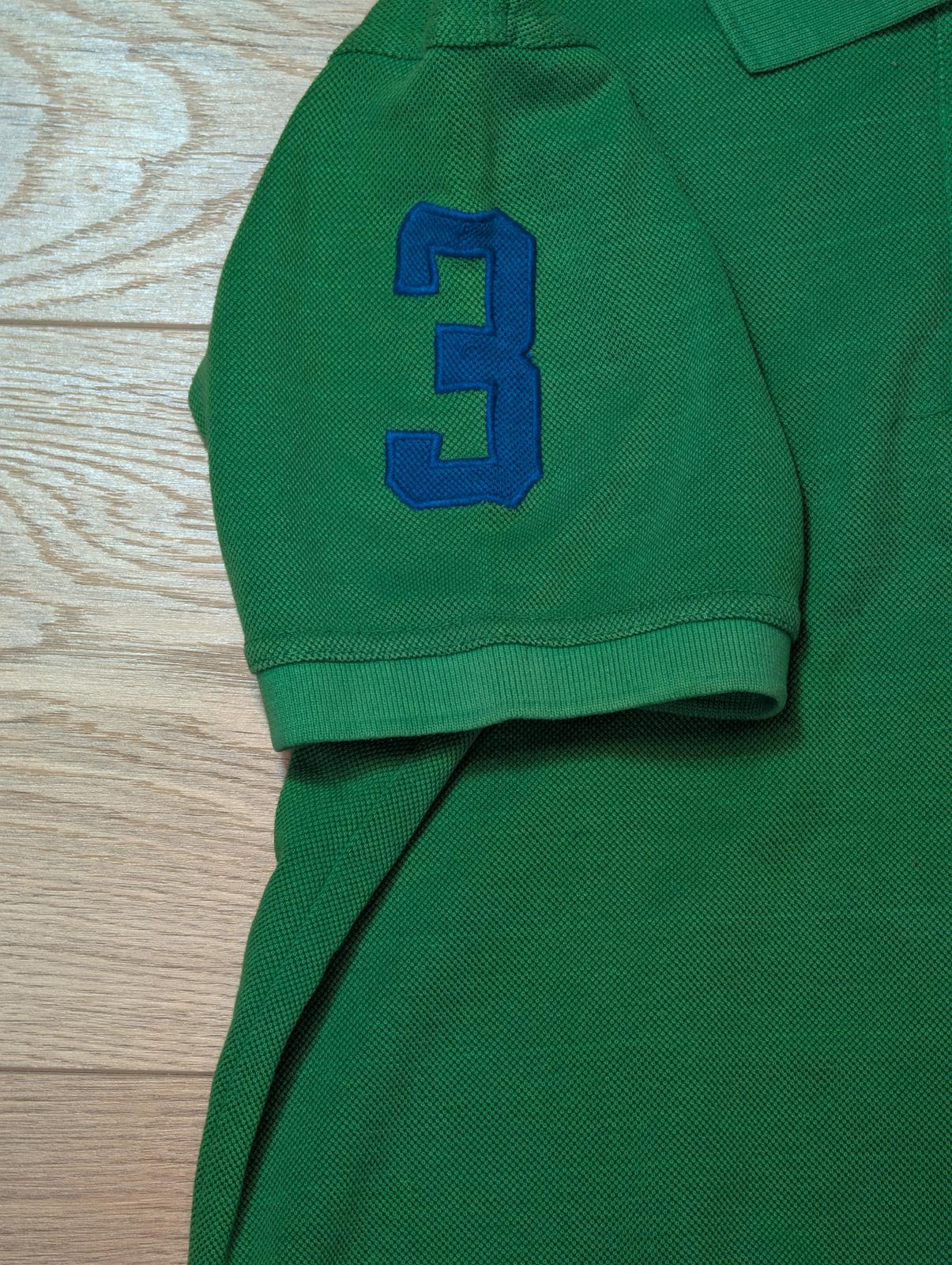 Ralph Lauren Men's Trim Fit New York Polo T Shirt - Green - Size Medium