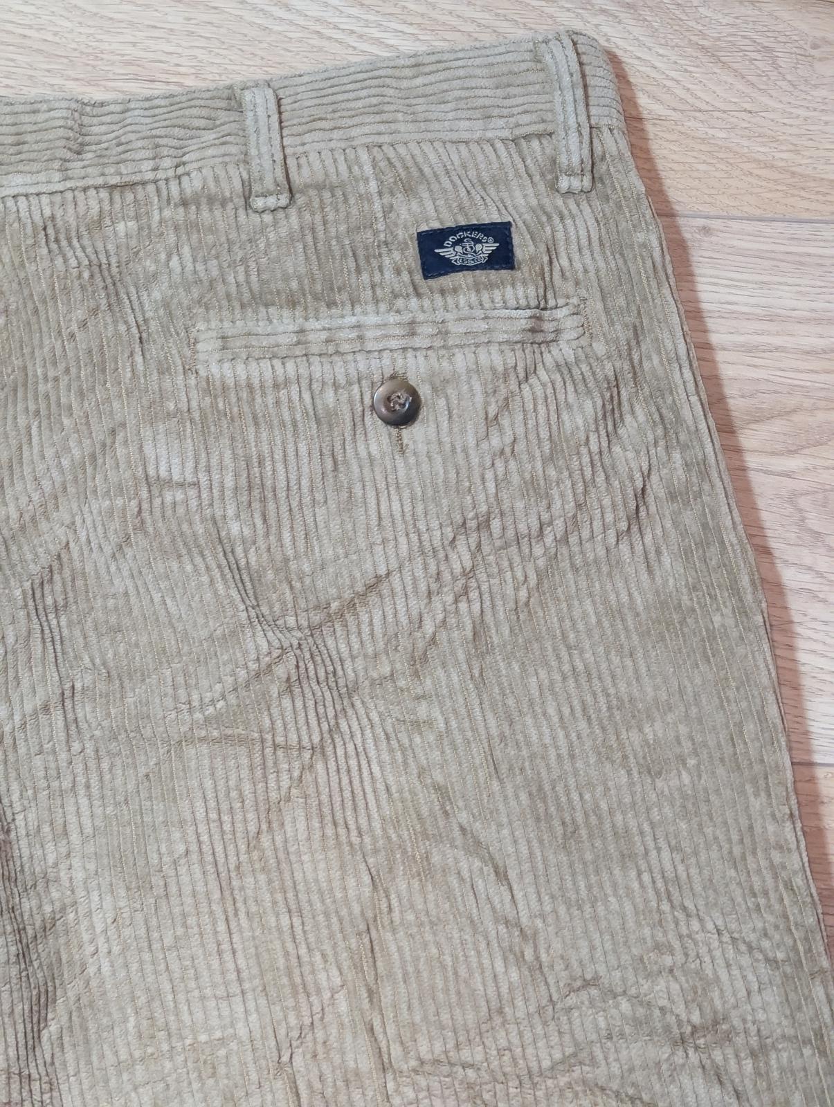 Dockers Men's Corduroy Trousers - Tan - Size 38W 32L