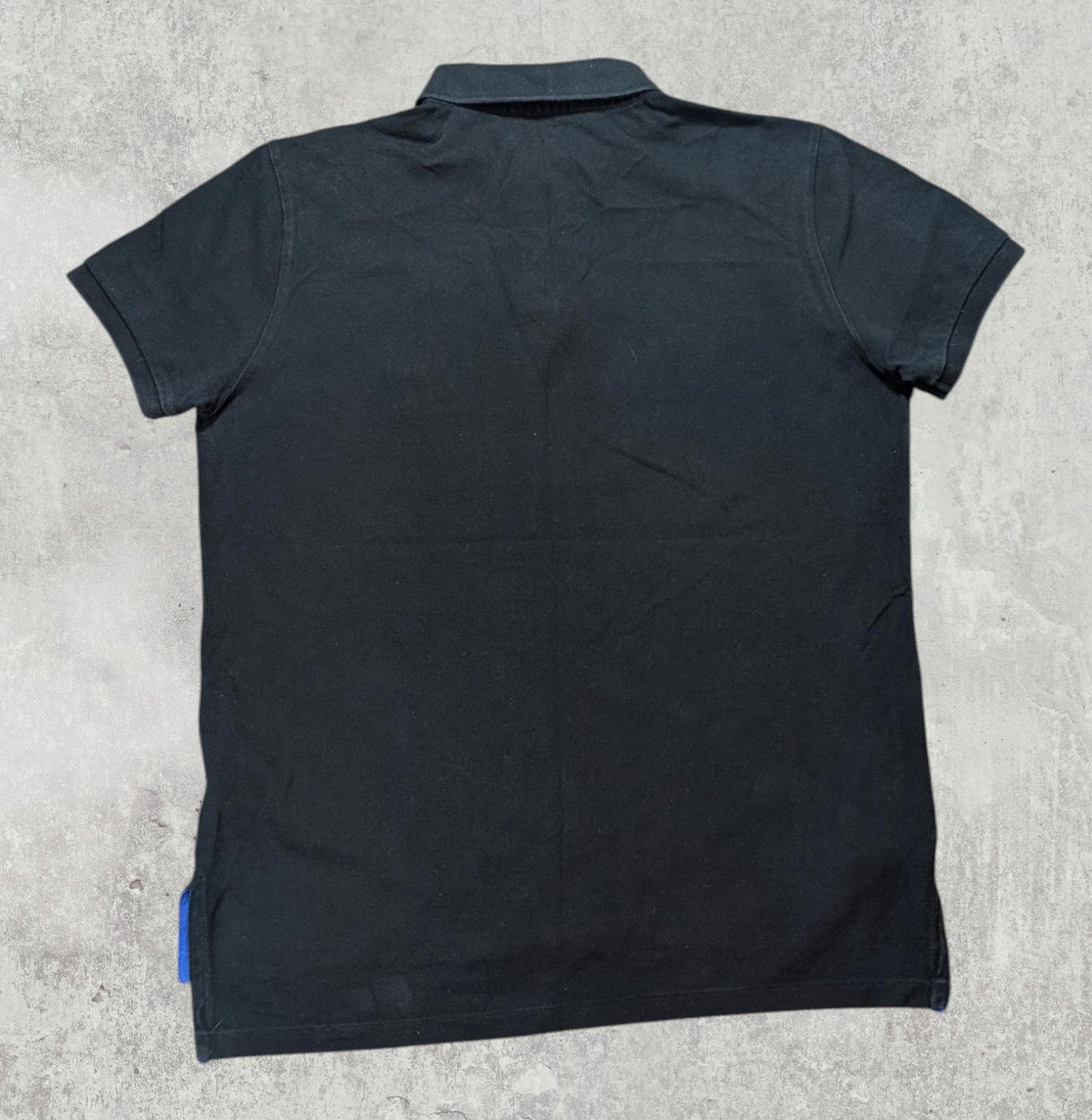 Ralph Lauren Men's Custom Fit Big Pony Polo T Shirt - Black - Size Large