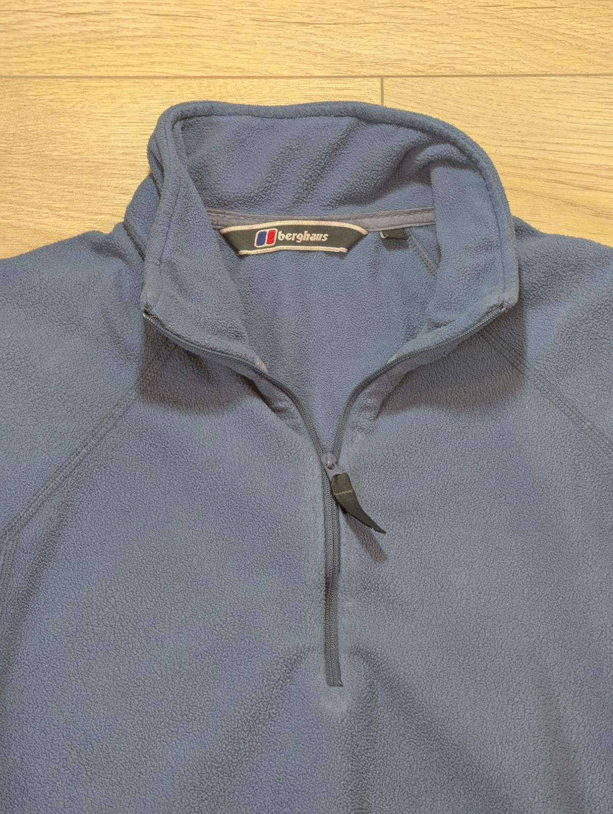 Berghaus Women's 1/4 Zip Fleece Jumper - Blue - Size 14
