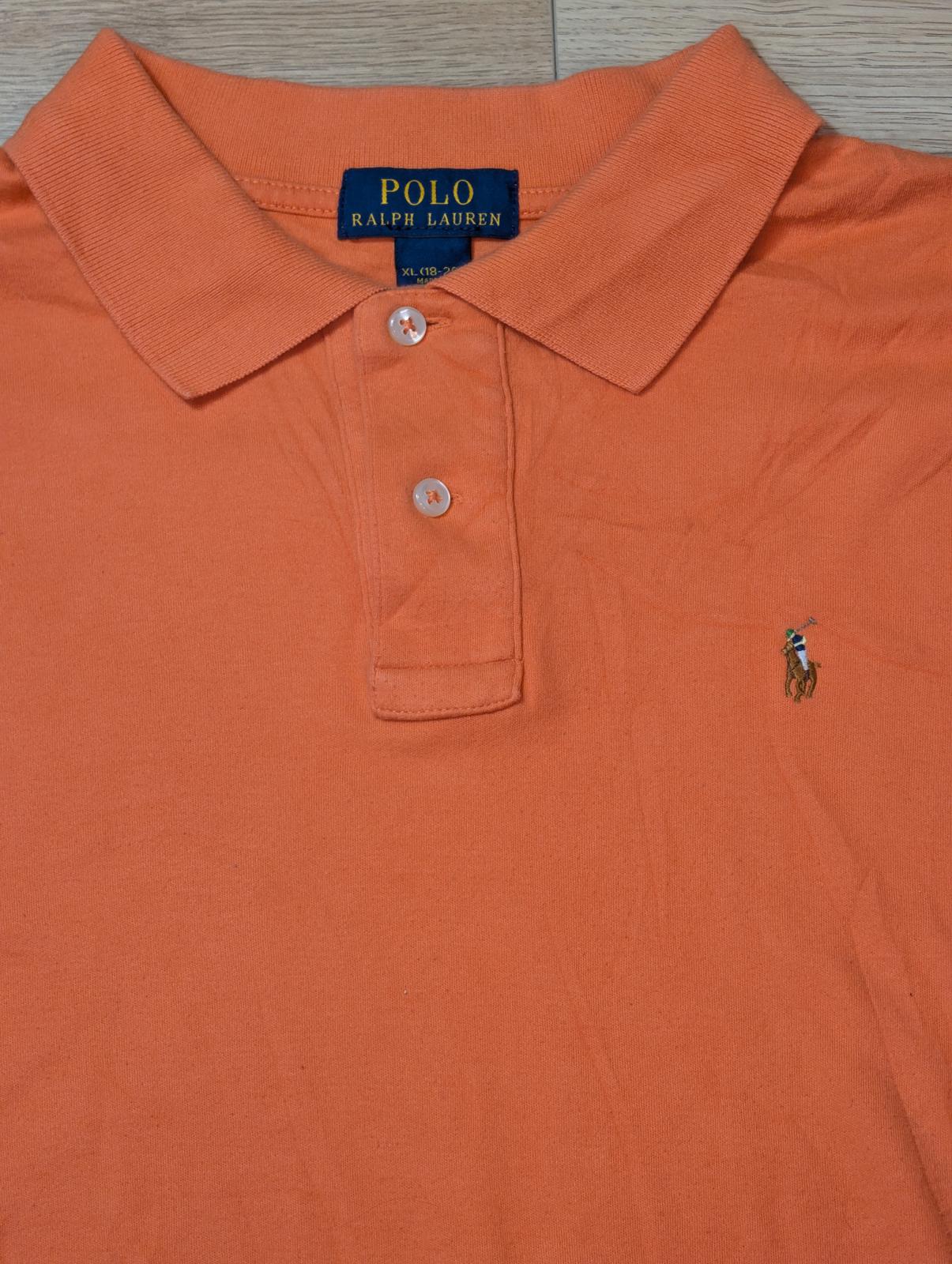 Ralph Lauren Men's Polo T Shirt - Orange - Size Small