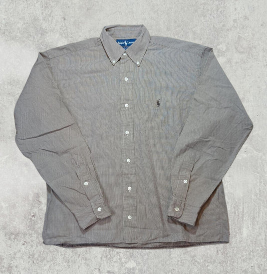 Ralph Lauren Men's Blake Check Shirt - Brown - Size Small