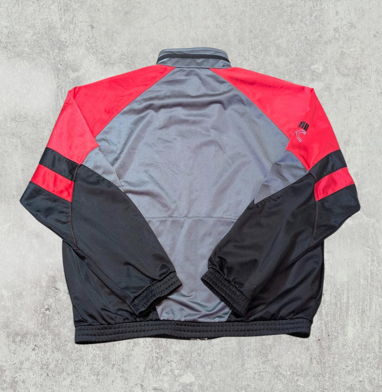 Puma Men's Vintage 90's ISC Circuit Jacket - Grey - Size Medium