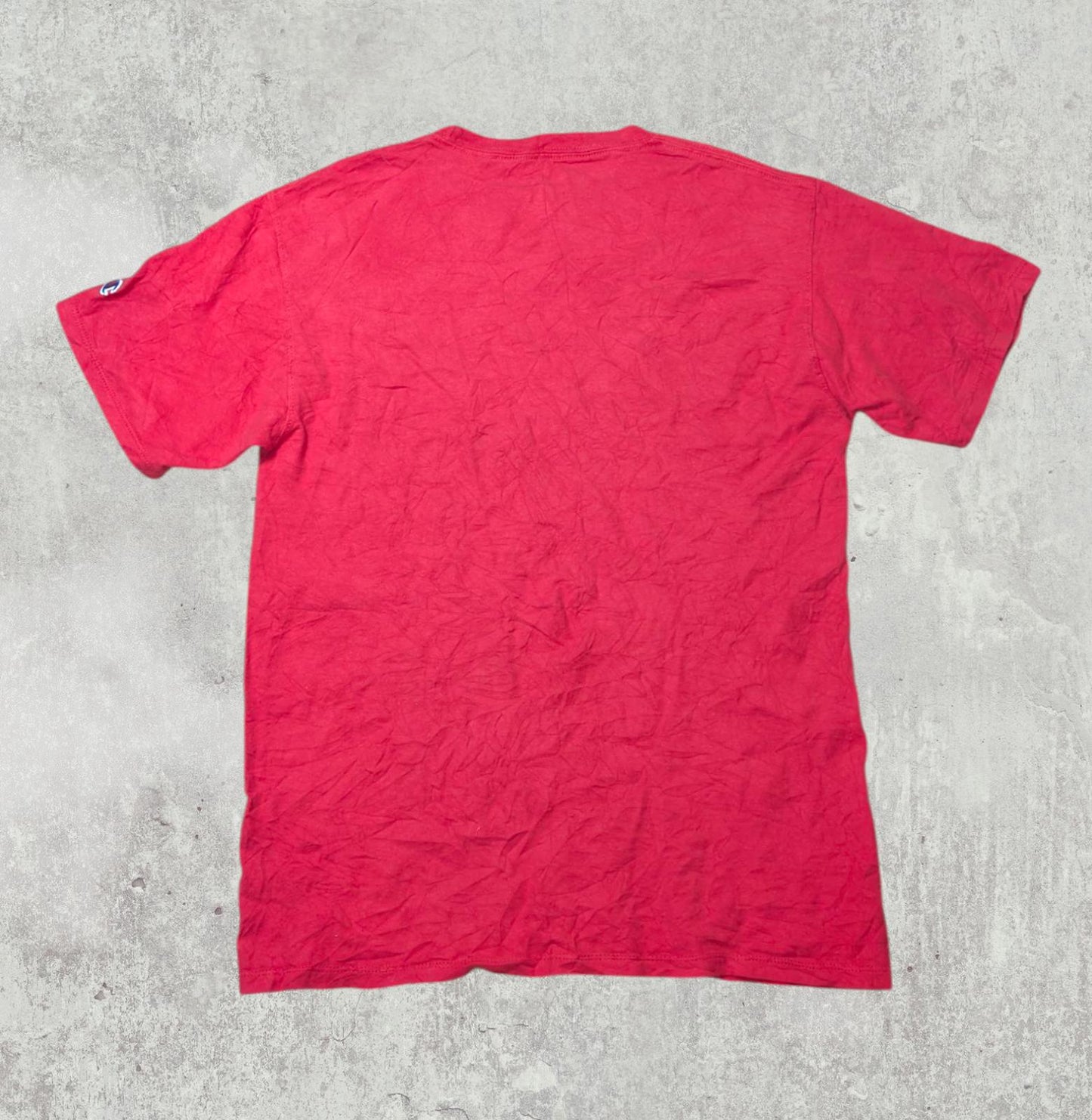 Champion Men's T Shirt - Red - Size Small