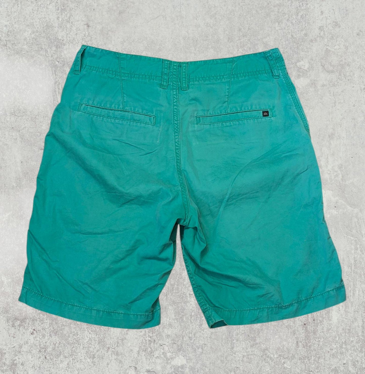 Quicksilver Men's Shorts - Green - Size 28W