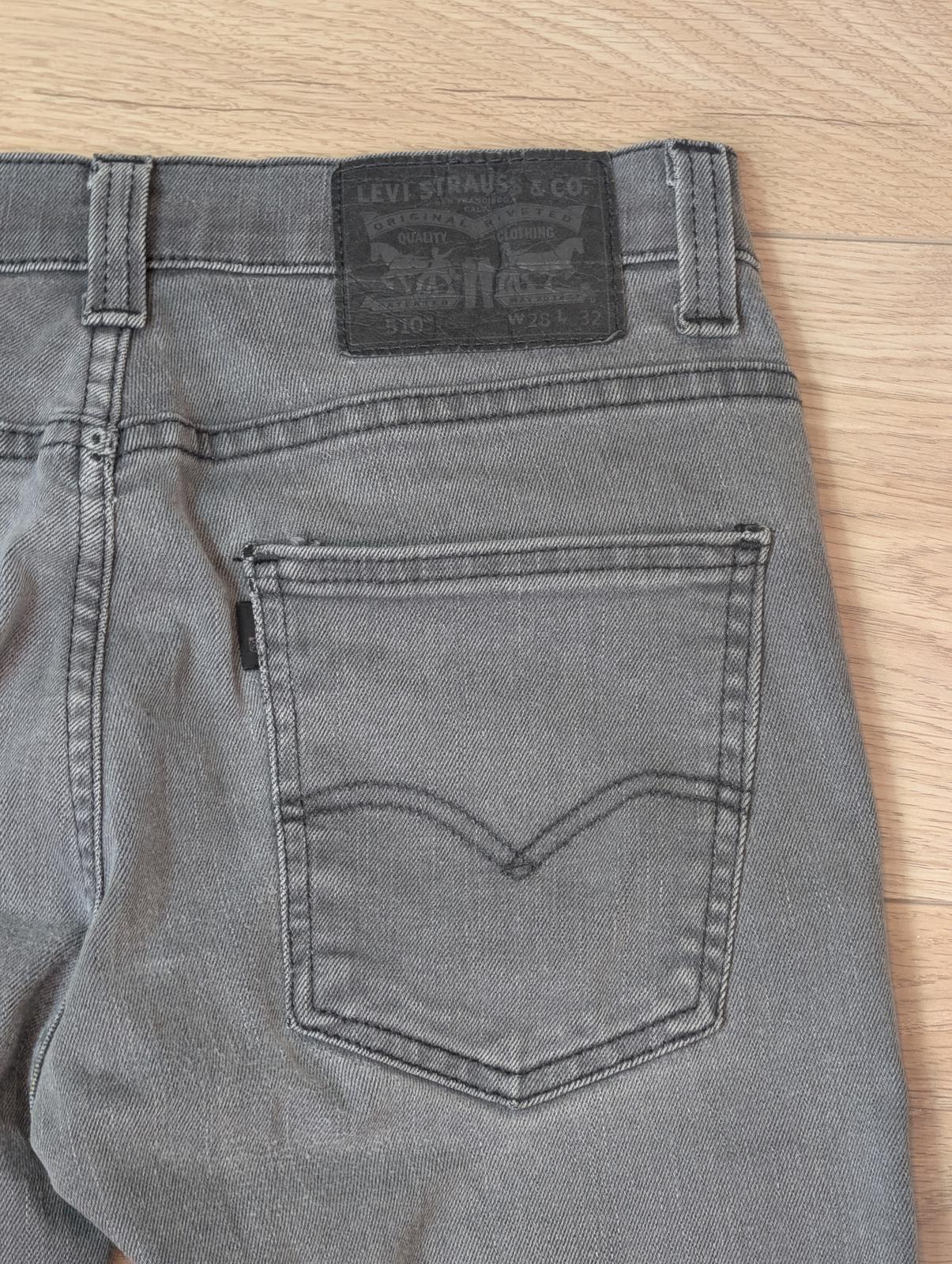 Levi's Men's 510 Skinny Jeans - Grey - Size 28W 30L