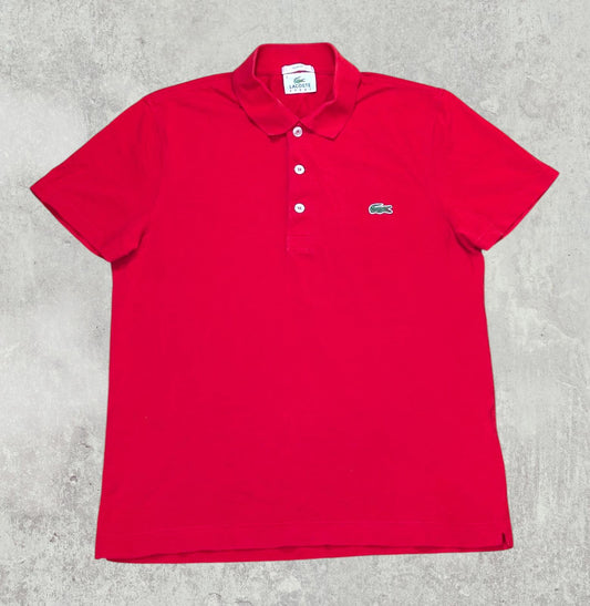 Lacoste Men's Slim Fit Polo T Shirt - Red - Size 3 / Small