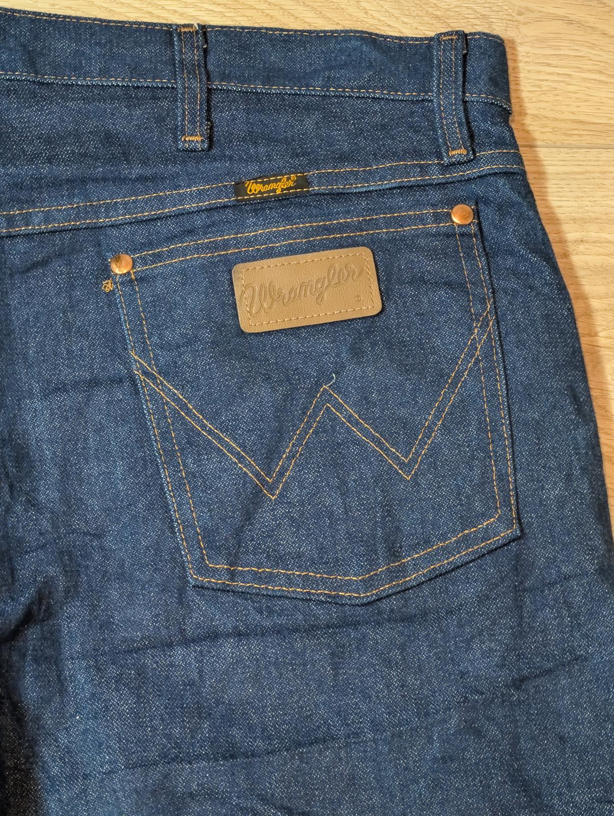 Wrangler Men's Straight Jeans - Blue - Size 40W 30L