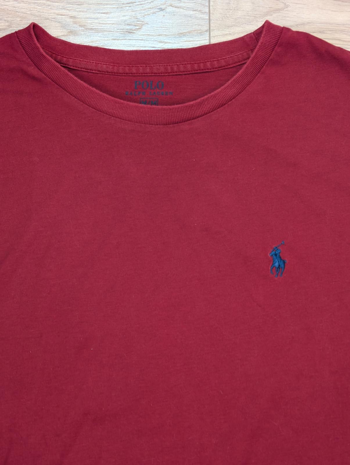 Ralph Lauren Men's T Shirt - Red - Size Medium