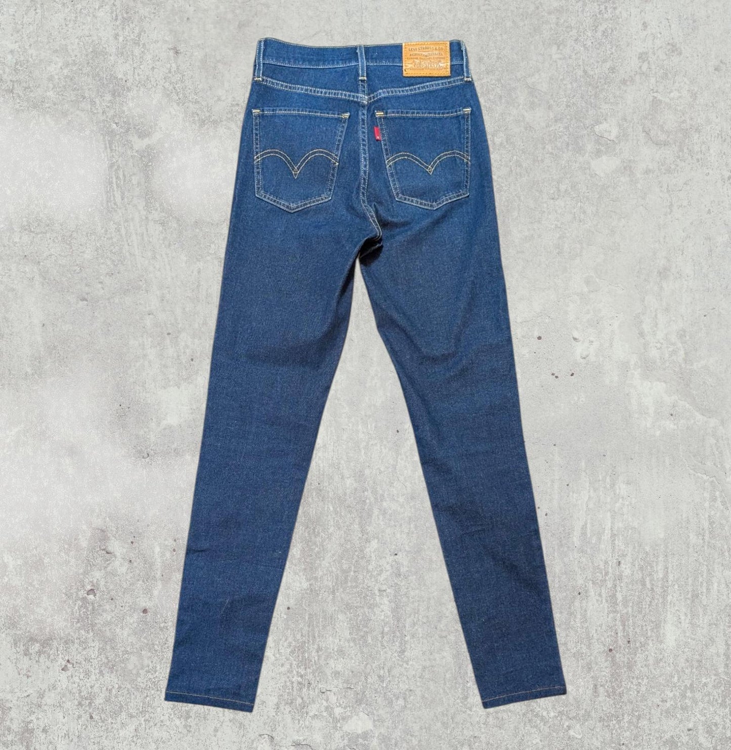 Levi's Women's Mile High Super Skinny Jeans - Blue - Size 25W 28L