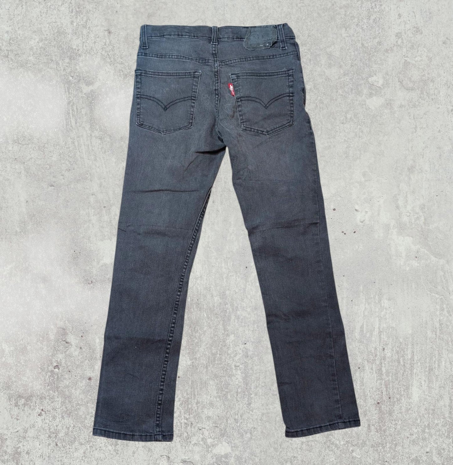 Levi's Women's 512 Slim Taper Distressed Jeans - Grey - Size 26W 26L